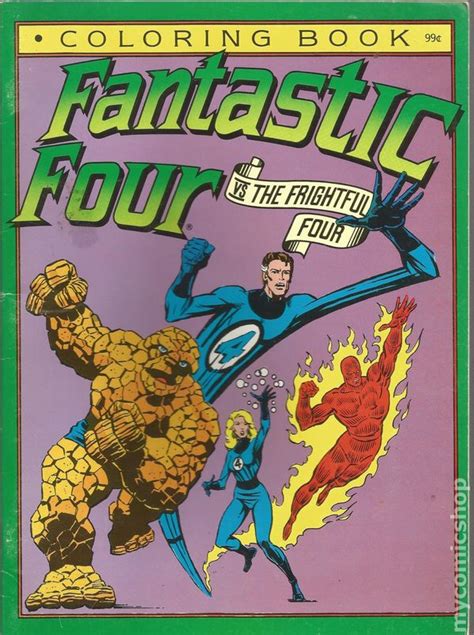 Fantastic Four Fantastic Four Vs The Frightful Four Coloring Book Sc