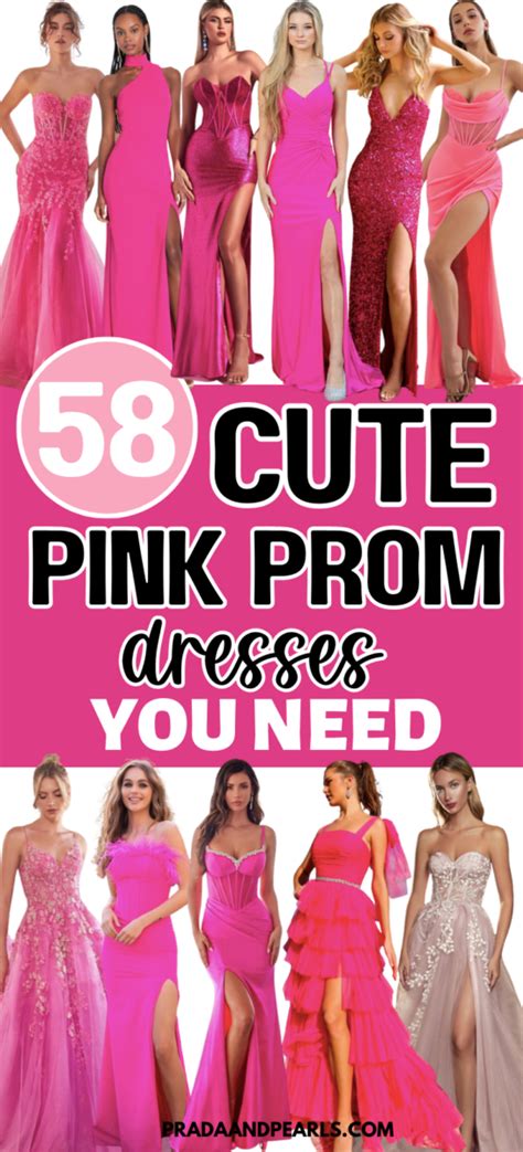 55+ Amazing Pink Prom Dresses You Need For Your Big Night! - Prada & Pearls