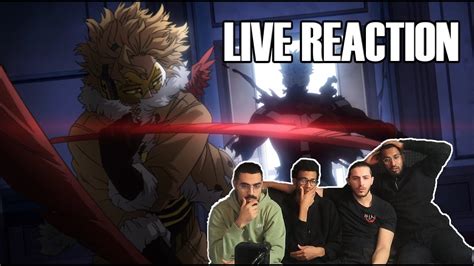 Hawks Le Tueur De Vilain My Hero Academia S Ep Live Reaction Fr