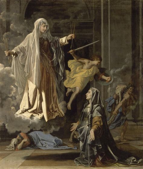 Frances Of Romes Vision Of The Sinner Nicolas Poussin 1657 Ca