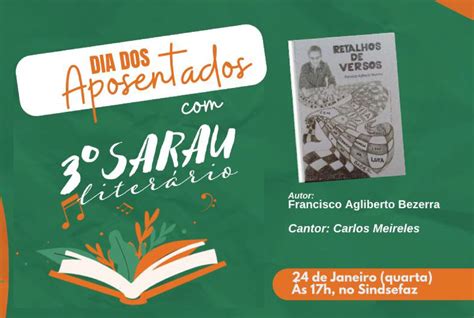 Sindicato realiza terceira edição do Sarau Literário Sindsefaz