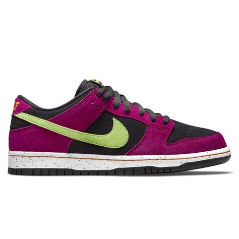 Nike Sb Dunk Low Pro Acg Terra Red Plum Citron Black Taxi Bq