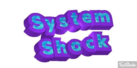 System Shock Videogame Animated  Logo Designs