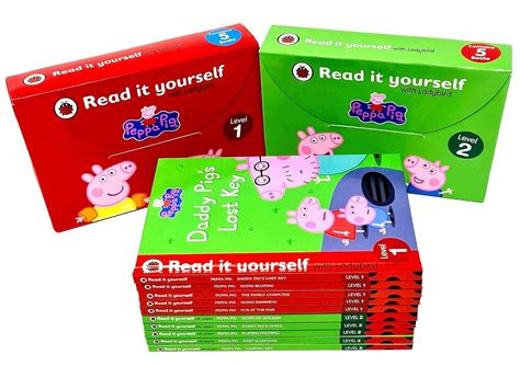 Peppa Pig Read It Yourself With Ladybird Level 1 2 10 Books Collection