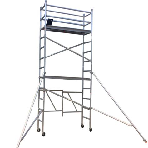 Scaffold Mobile Tower M Aluminium Foldable Single Width