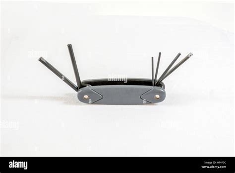 foldable hex key set stock photo alamy