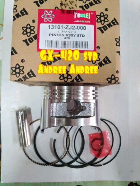 Jual GX 420 Piston Kit With Ring GX420 GX 420 Size Std 15 16 Hp Merek