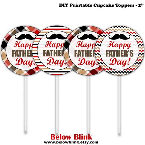 Father S Day Cupcake Toppers Printable