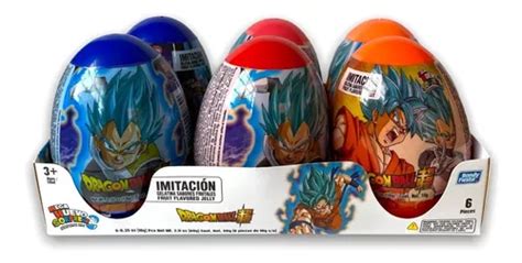 Huevo Sorpresa Dragon Ball Super C Gelatina Sin Az Car Pzs Mercadolibre