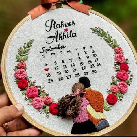 Wedding Hoops Embroidery Hoop Art Diy Diy Embroidery Hoop Wall Art