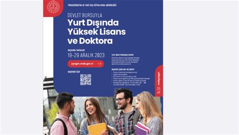 Devlet Bursuyla Yurt Dışında Yüksek Lisans ve Doktora Başvuruları Başladı