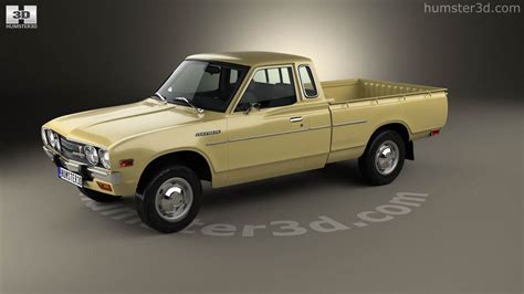 360 View Of Datsun 620 King Cab 1977 3d Model 3dmodels Store