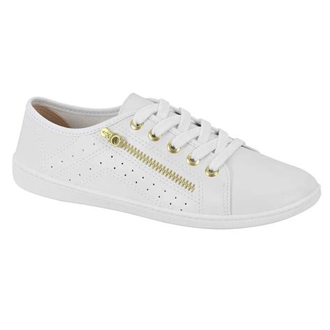 T Nis Moleca Casual Feminino Branco Napa