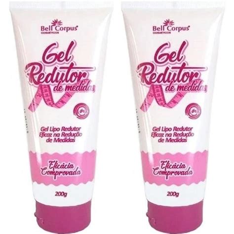 Kit 2 Gel Lipo Redutor De Medidas 200G Eficacia Comprovada Bell