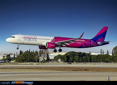 Airbus A321 271nx Wizz Air Abu Dhabi A6 Wzd