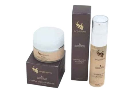 Kit Viso Crema Idratante Antirughe All Olio Di Argan Argasens