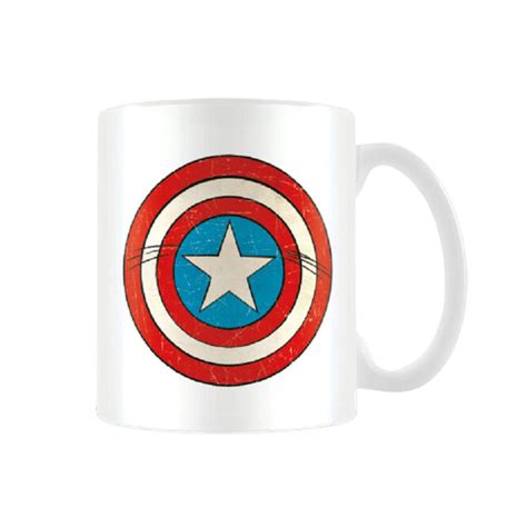 Marvel Comics Captain America Shield Mug Nerdom Greece