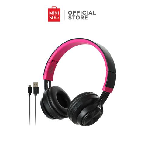 Miniso Fashion Wireless Headphones With Colorful Light Lazada Ph