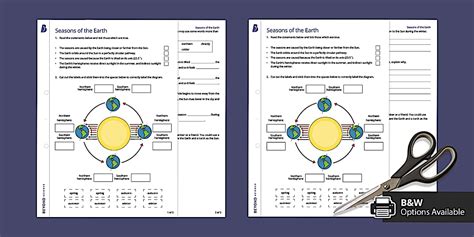 Ks3 Seasons Worksheet Beyond Science Teacher Made