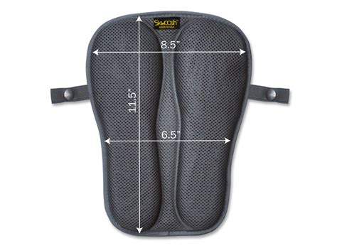 Buy Skwoosh Passenger Pillion Iv Motorcycle Gel Rear Seat Pad With Breathable Cooling Mesh