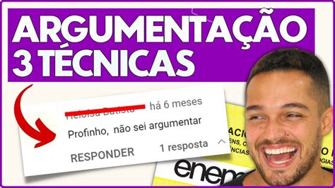 Como ARGUMENTAR BEM na redação do ENEM e gabaritar a C3 PROFINHO