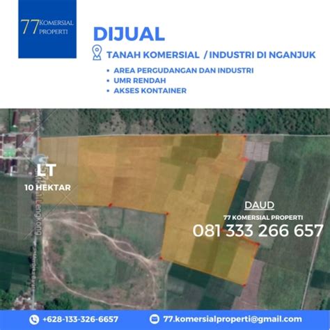 Dijual Tanah Pergudangan Dan Industri Di Jalan Gondang Lengkong