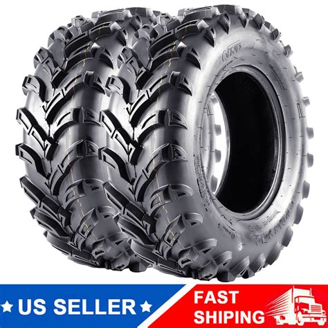 2 Set 25x8 12 ATV Tires 6Ply 25x8x12 ATV UTV Tires 25 8 12 All Terrain