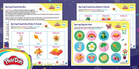 FREE! - Play-Doh: Spring Creativity Bin (teacher made)