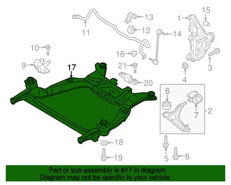 Ford Oem Engine Cradle Hg Z C C Oem Ford Parts