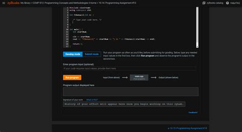 Solved Zybooks My Library Comp B Programming Concepts Chegg