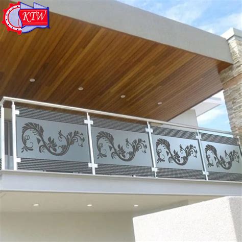 Silver Stainless Steel Balcony Railing Kuwait Techno Works