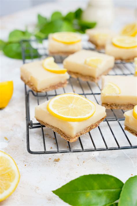 Creamy Vegan Lemon Bars The All Natural Vegan