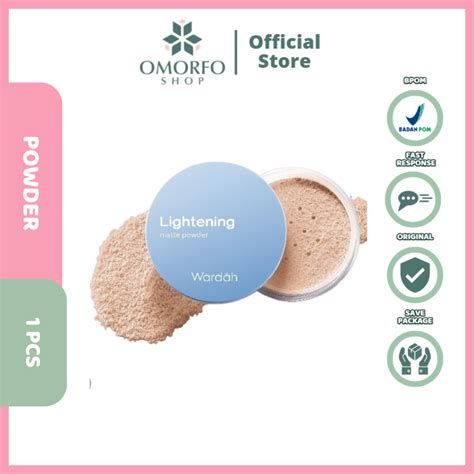 Jual Omorfo Wardah Lightening Matte Loose Powder 20 G Bedak Tabur