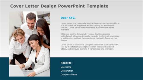 Editable Cover Letter Powerpoint Templates Slideuplift