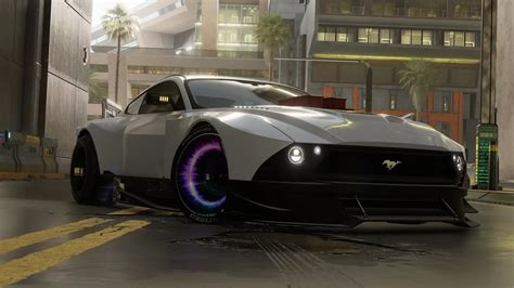 Cyberpunk 2077 Ford Mustang Legendary Customs