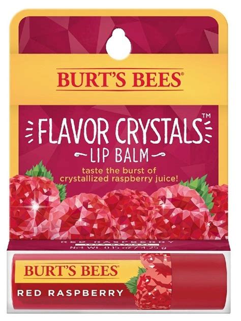 Burts Bees Flavor Crystals Lip Balm Red Raspberry Beautyspot