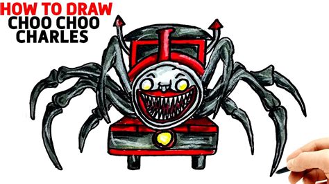 How To Draw Choo Choo Charles Youtube