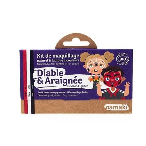 Mini coffret Maquillage Namaki 3 couleurs Diable Araignée