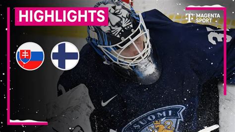 Slowakei Finnland IIHF U20 Eishockey WM MAGENTA SPORT YouTube