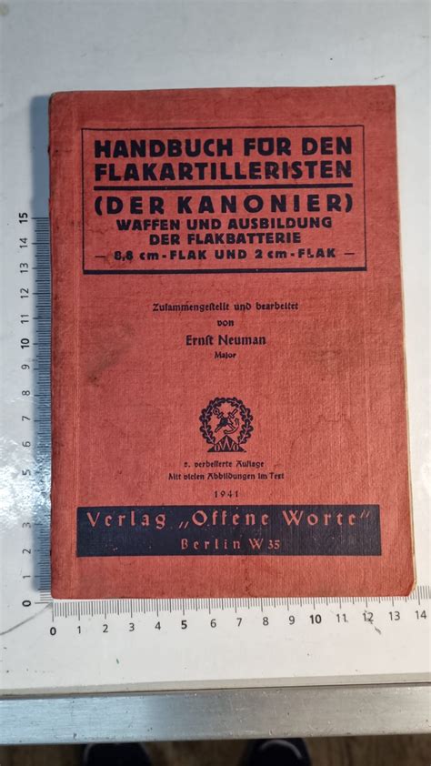 Original Flack Handbuch Bücher Drittes Reich military world shop ch