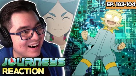 Clemont And Bonnie Return Ash Vs Drasna Pokemon Journeys Episode 103 104 Reaction Youtube