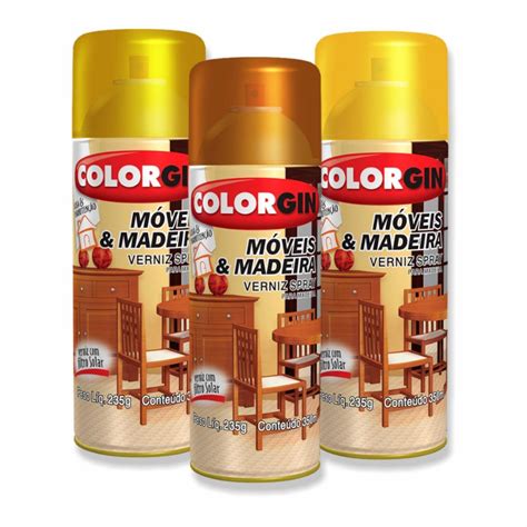 Spraym Que Pinta Madeira - Verniz Spray Colorgin para Móveis e Madeira 350ml – Mundo do Artista