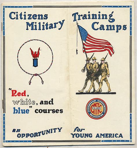 Citizens Military TRAINING CAMPS. "RED, WHITE, and BLUE" COURSES, AN OPPORTUNITY FOR YOUNG ...