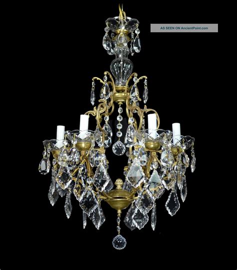 vintage chandelier: NEW 170 VINTAGE GOLD CHANDELIER