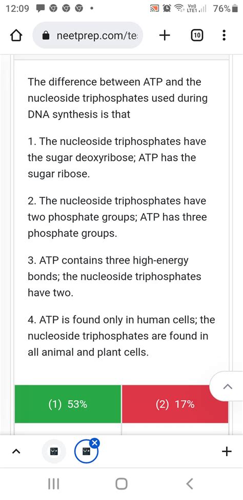 The Difference Between Atp And The Nucleoside Triphosphates Used During D