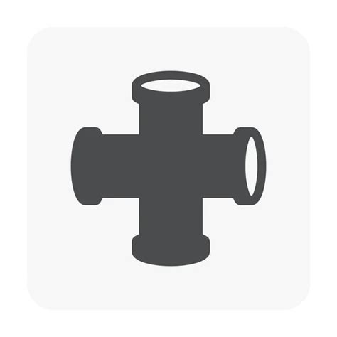 Pipe Connector Valve Icon Stock Vector By Roncivil