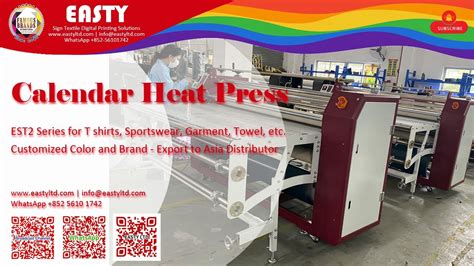 Dye Sublimation Calender Heat Press Calendar Roll To Roll Heat