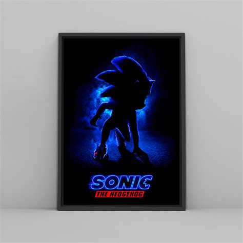 Sonic the Hedgehog Shadow Poster Posters