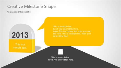 Creative Timeline Template for PowerPoint - SlideModel