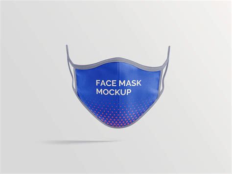 Ultra High Resolution Fabric Face Mask Mockup Set Free Psd Templates